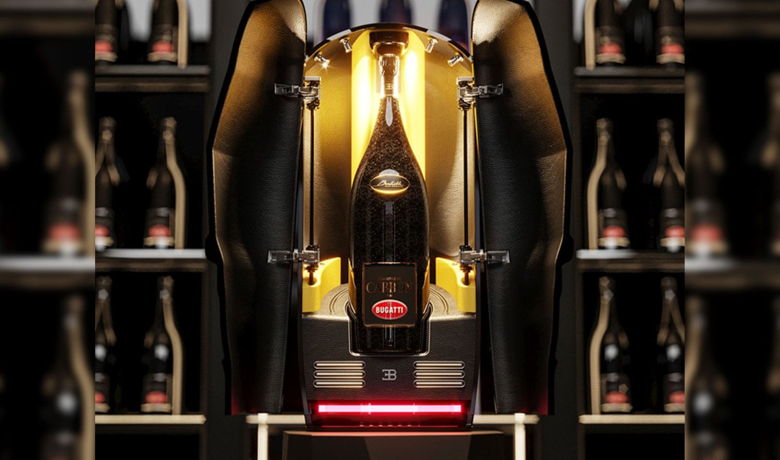 Bugatti présente «La Bouteille sur Mesure» avec Champagne Carbon