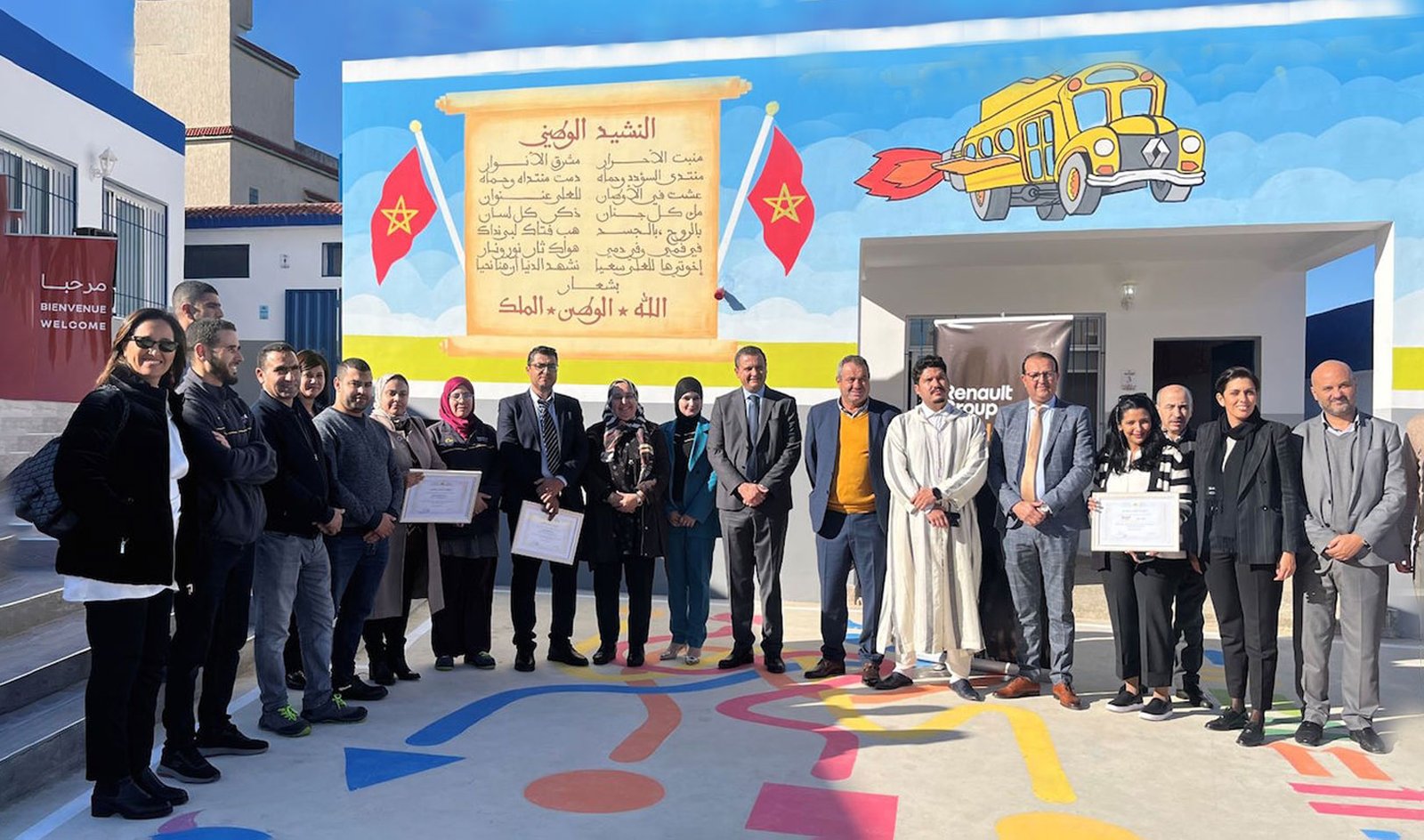 La Fondation Renault Maroc rénove une 3ème école à Melloussa